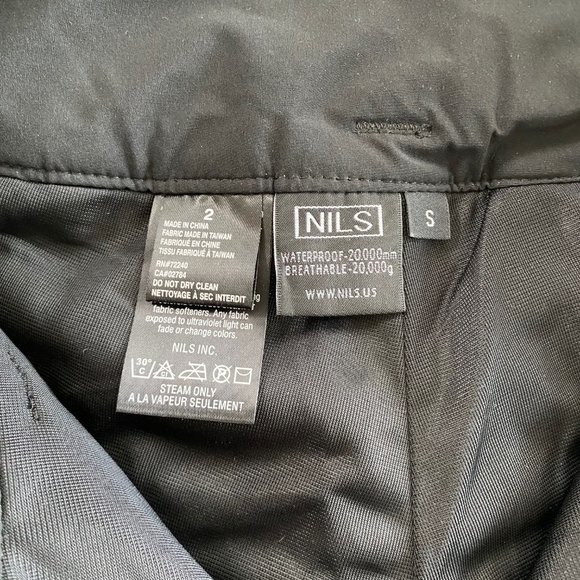 NILS Ladies Ski Pants, Black Size 2 Short - Picture 7 of 8